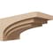 Ekena Millwork 12"W x 24"D x 12"H Wide Rockford Rough Cedar Woodgrain TimberThane Corbel, Primed Tan CORUR12X24X12ROCRCPR - alternate 1
